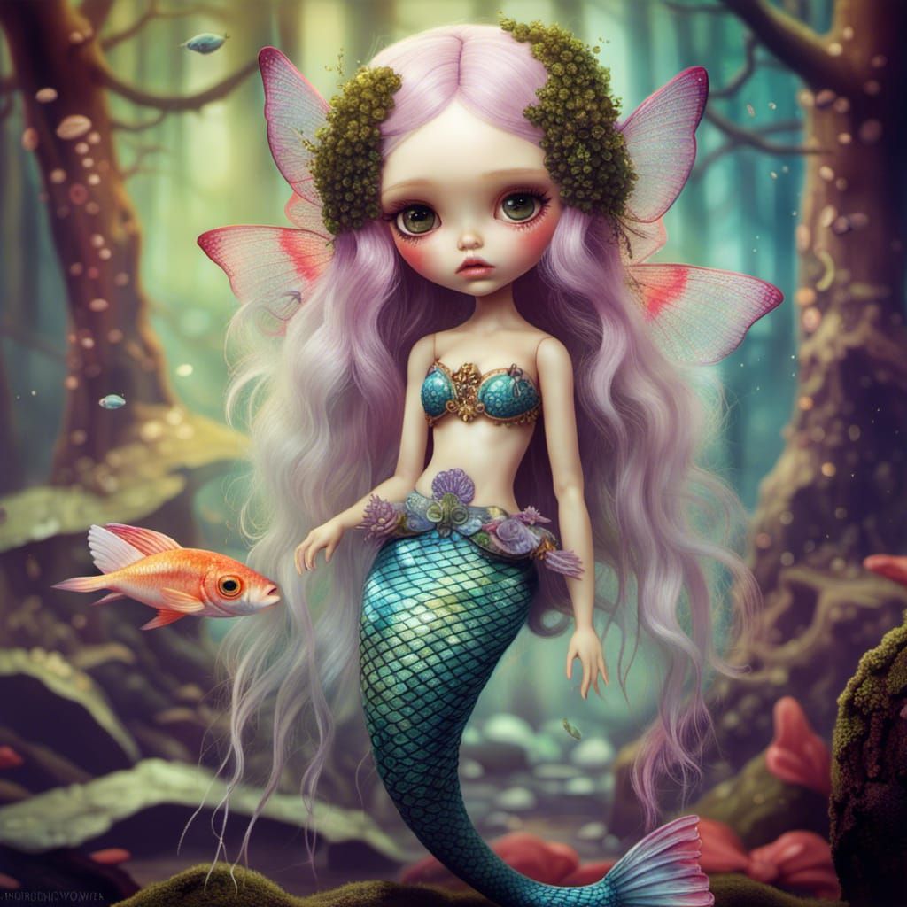 Mermaid - AI Generated Artwork - NightCafe Creator