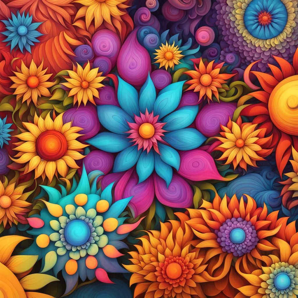 Whimsical Petals Of Joy AI Generated Artwork NightCafe Creator