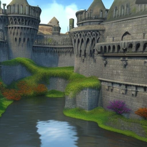 Castle moat