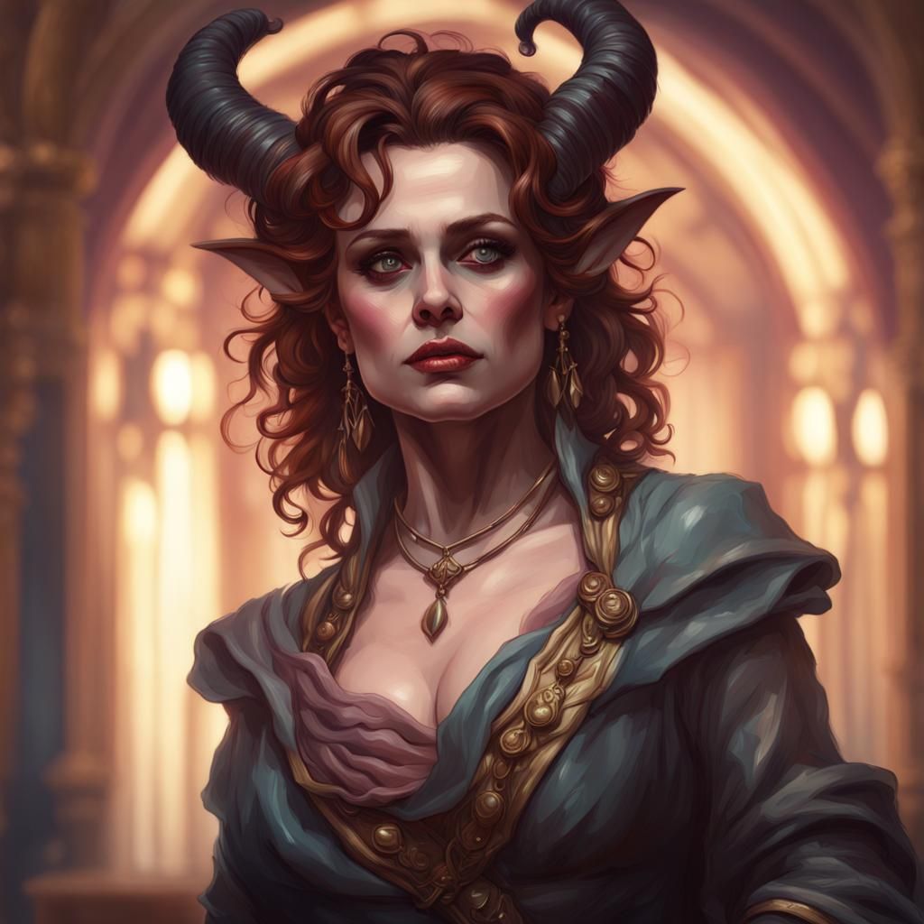 Helena Bonham Carter As a tiefling