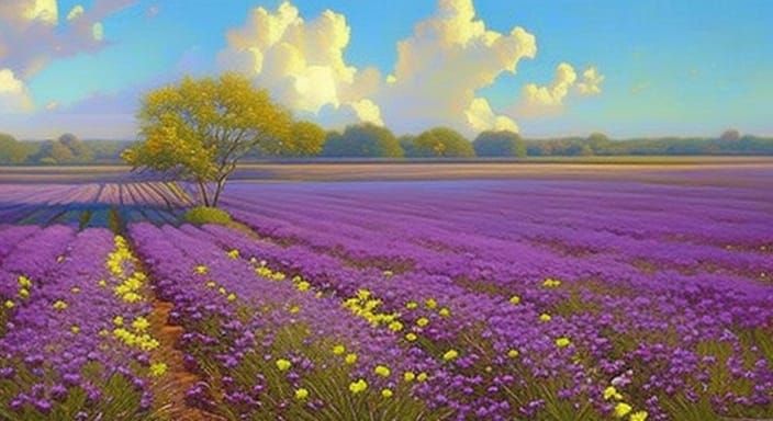 Meadow - AI Generated Artwork - NightCafe Creator