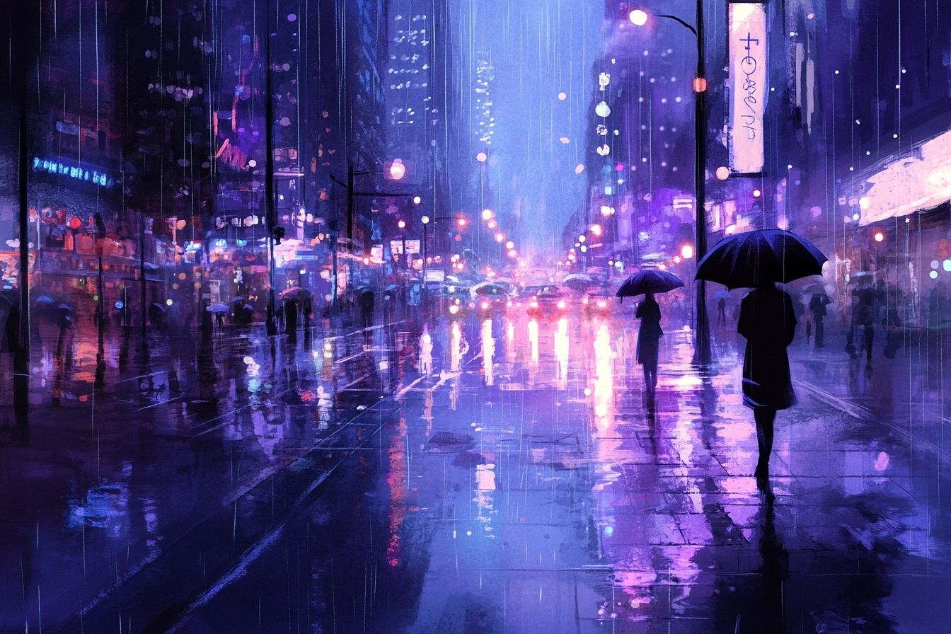 City in the Rain