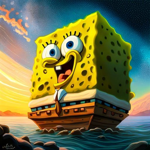 Spongebob - AI Generated Artwork - NightCafe Creator