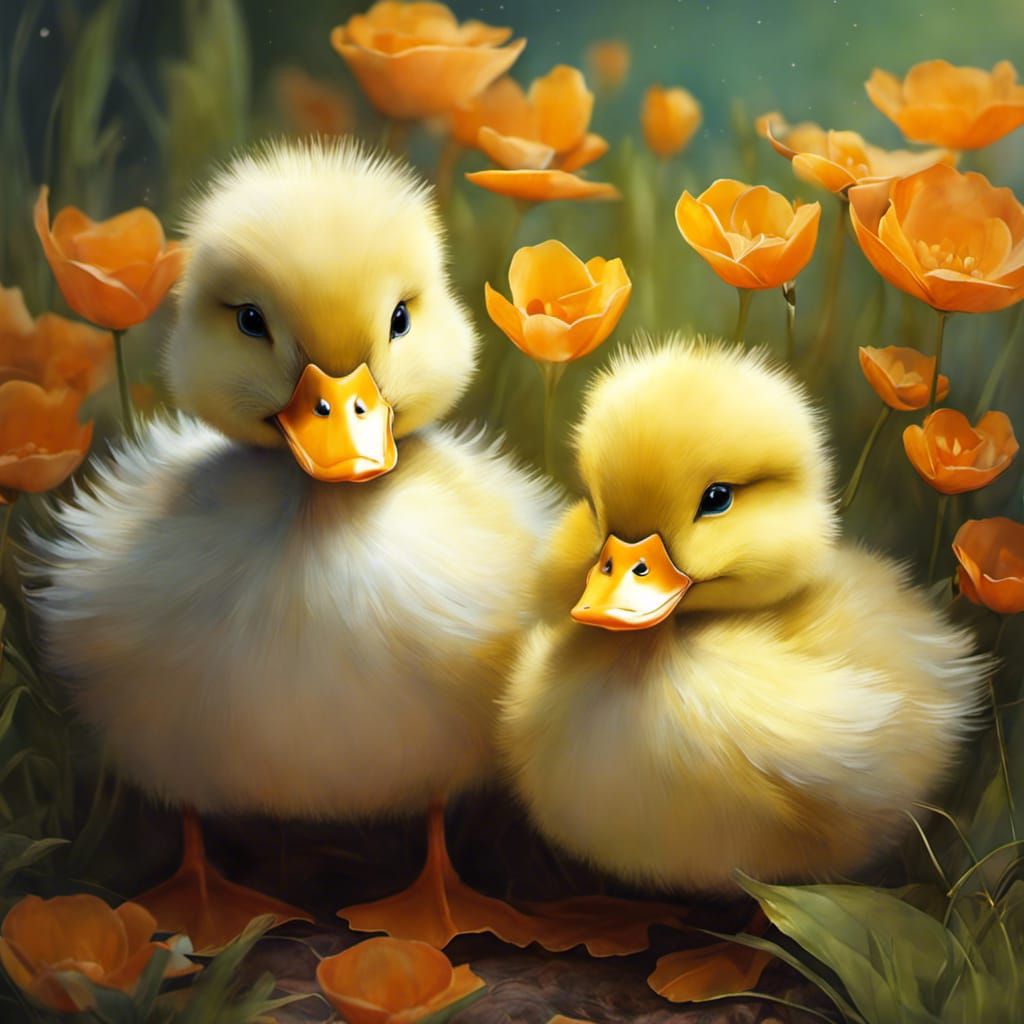 baby ducks  by @forge4ward