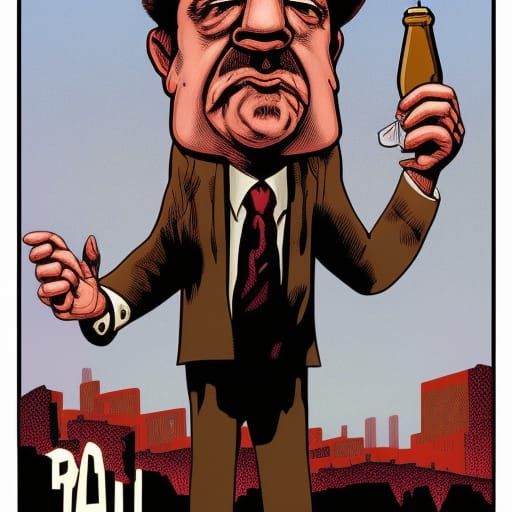 Giant Alcoholic Mr Bean