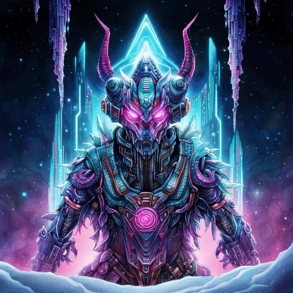 Cyborg Alien Deity - Ai Generated Artwork - Nightcafe Creator