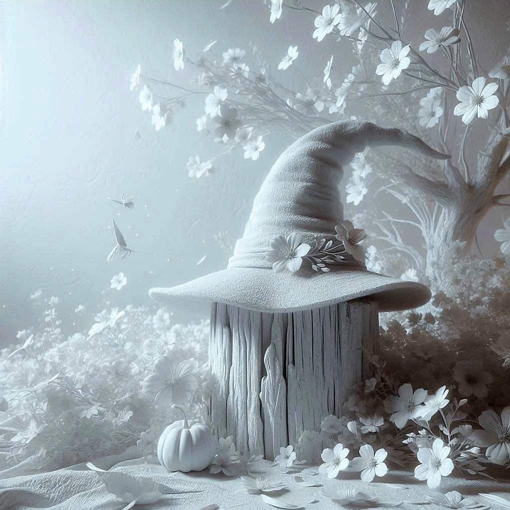 White on white. Studio still