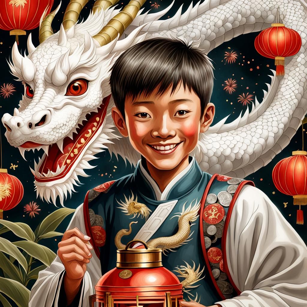 Good Luck Dragon   by @Amethystmoonsong