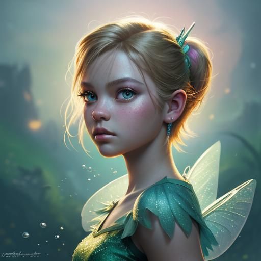 Tinkerbell - Ai Generated Artwork - Nightcafe Creator