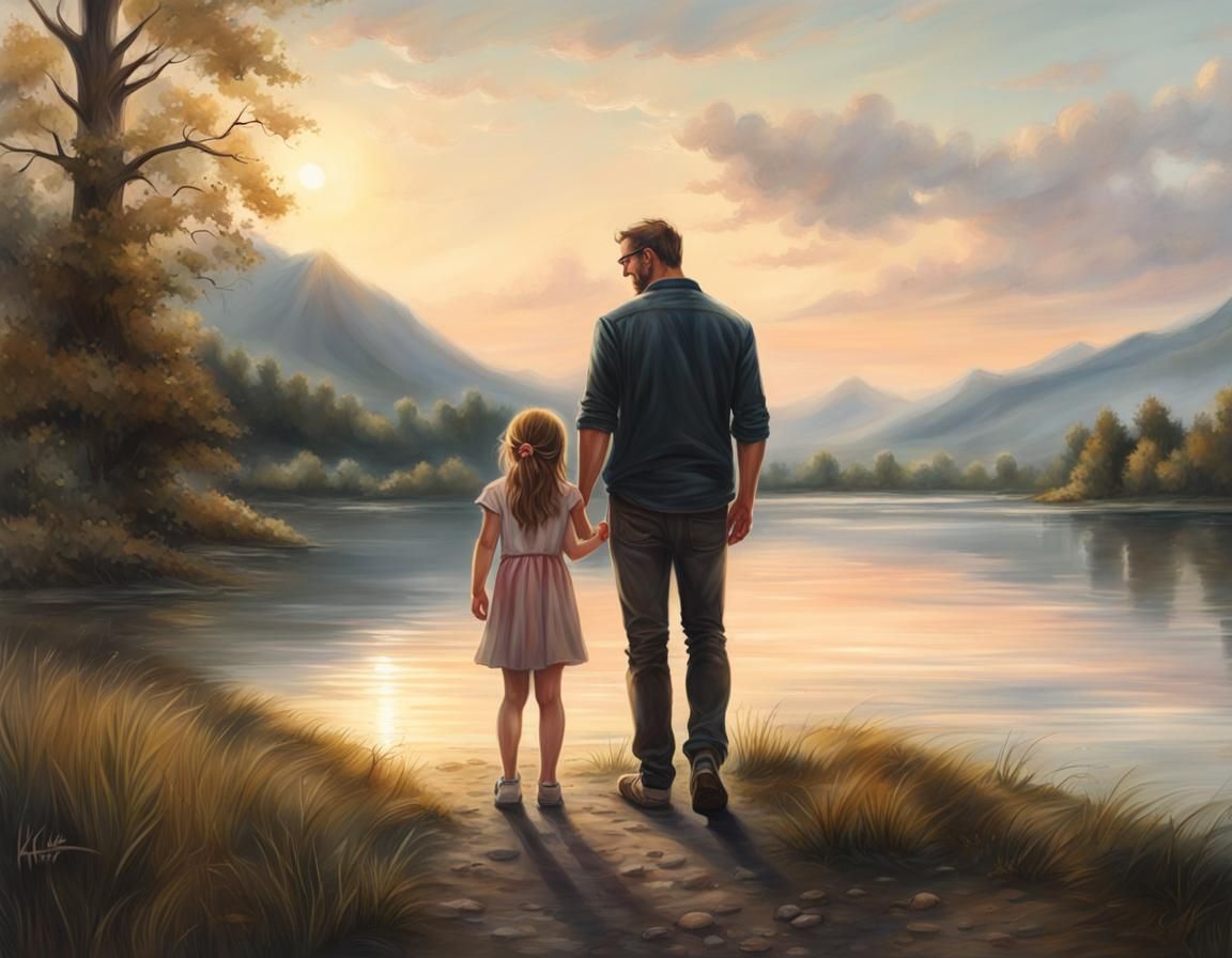 father and daughter