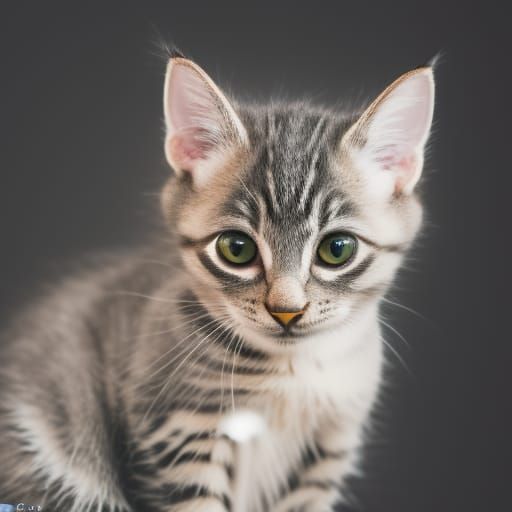 gray tabby female kitten