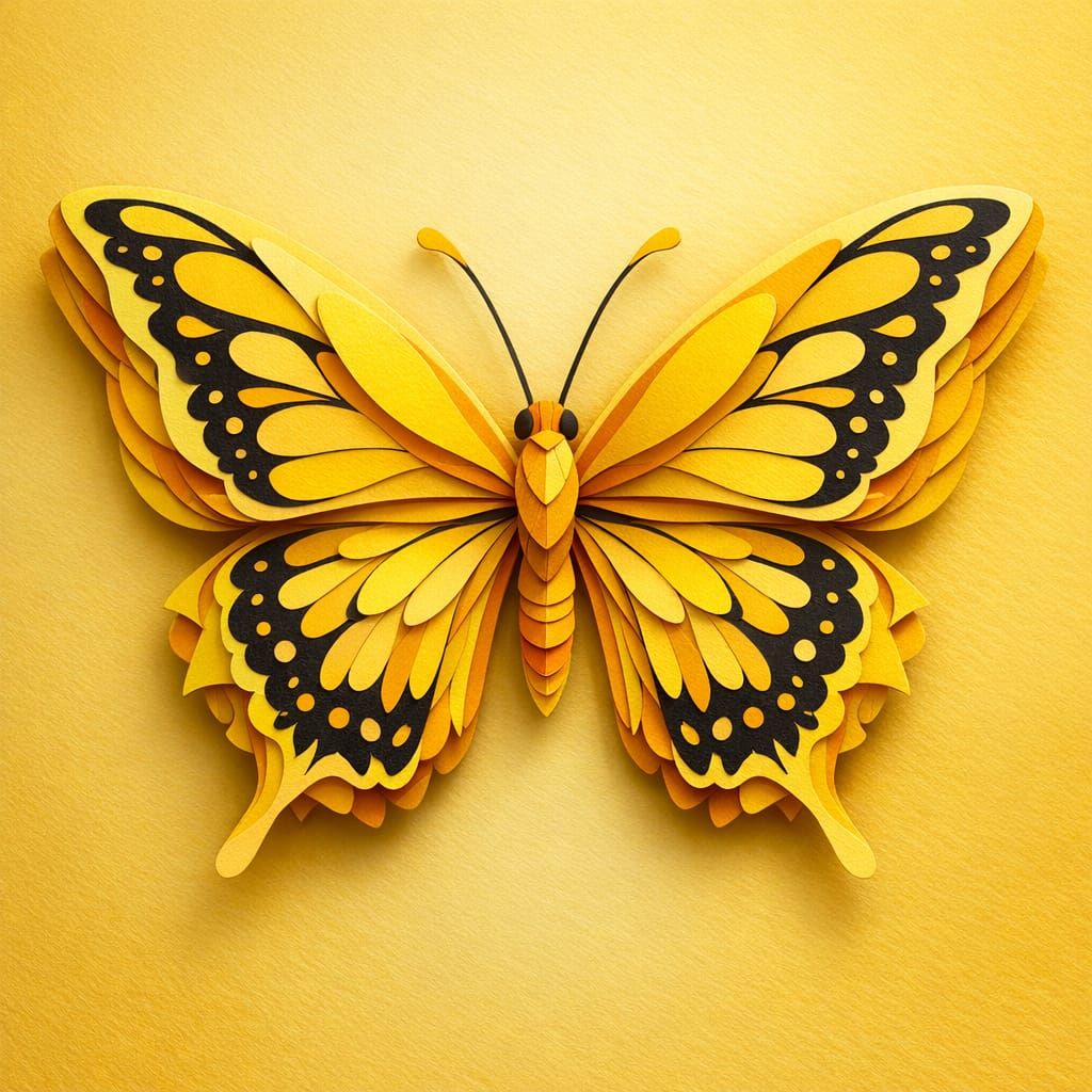 Papercut Butterfly