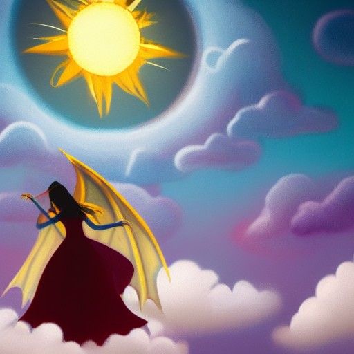 woman,dragon,night sky,cookie