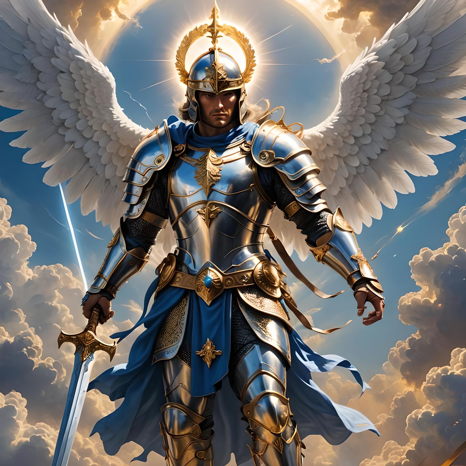 Archangel Michael - AI Generated Artwork - NightCafe Creator