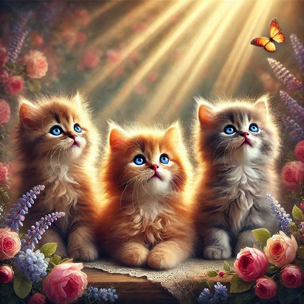 3 kittens