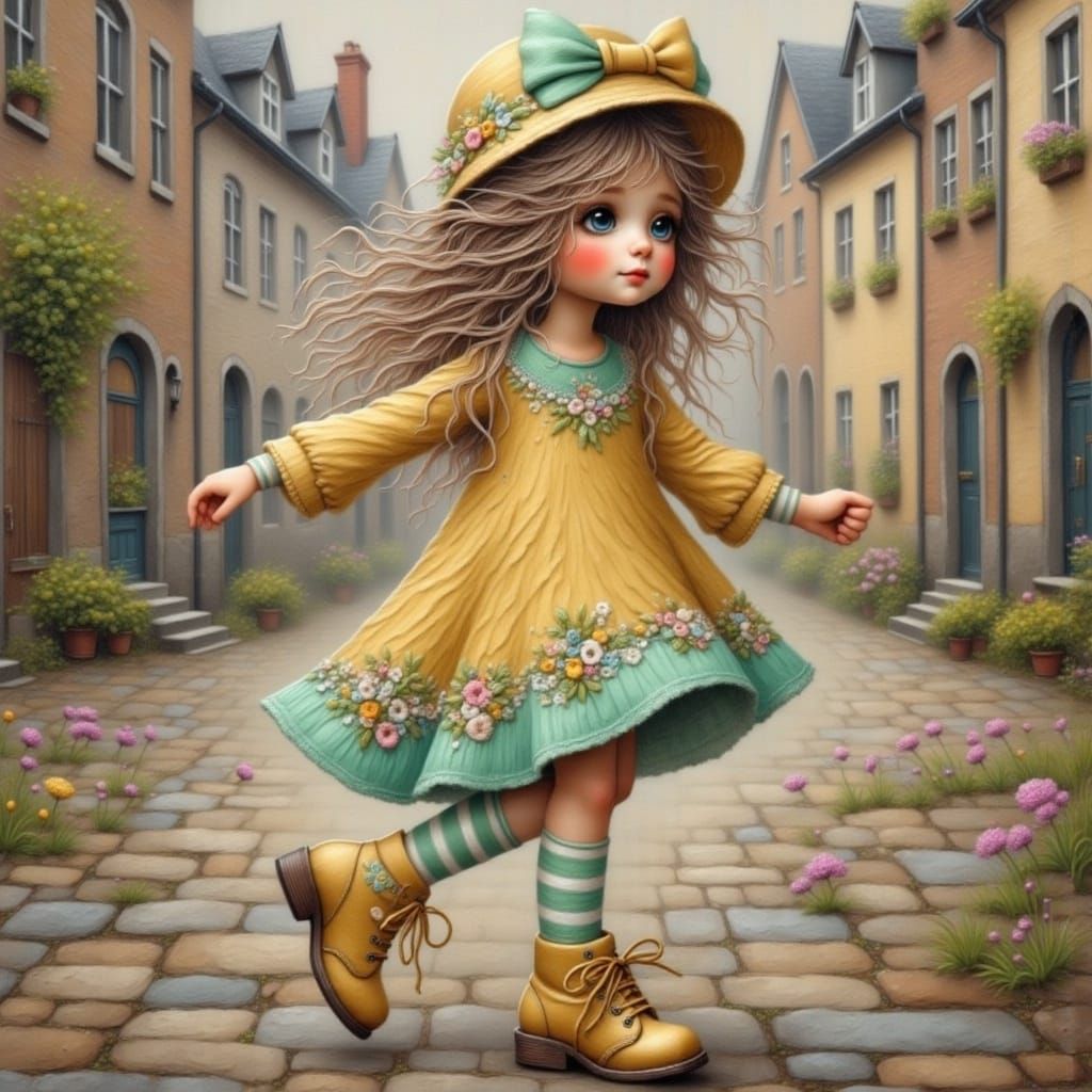 <lora:Adorable Style Flux:1.0> 