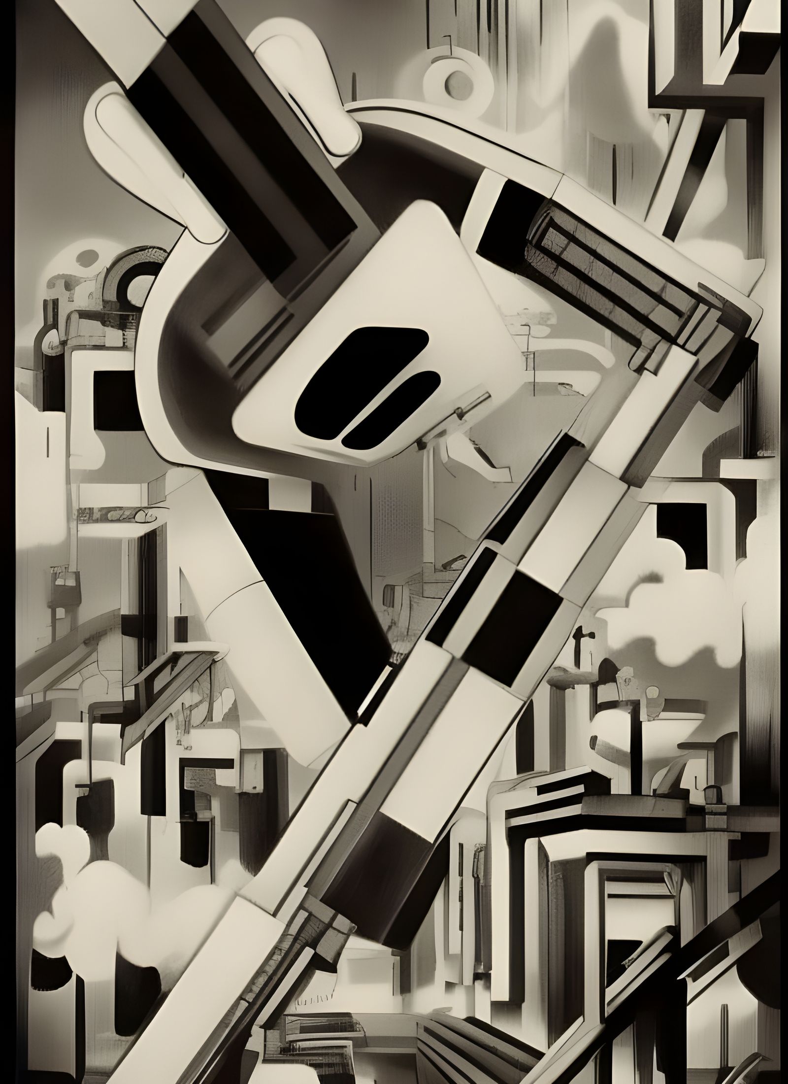The omission of reality and color, 1925