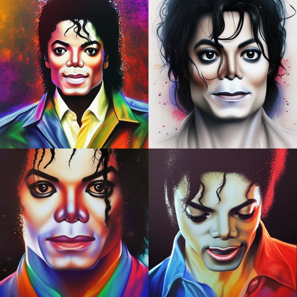 Micheal Jackson Hehe - Ai Generated Artwork - Nightcafe Creator