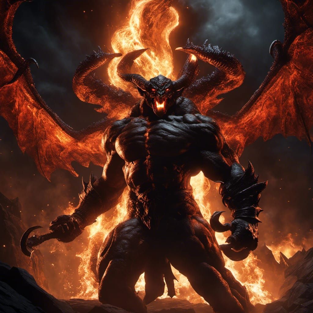 The Balrog - Ai Generated Artwork - Nightcafe Creator