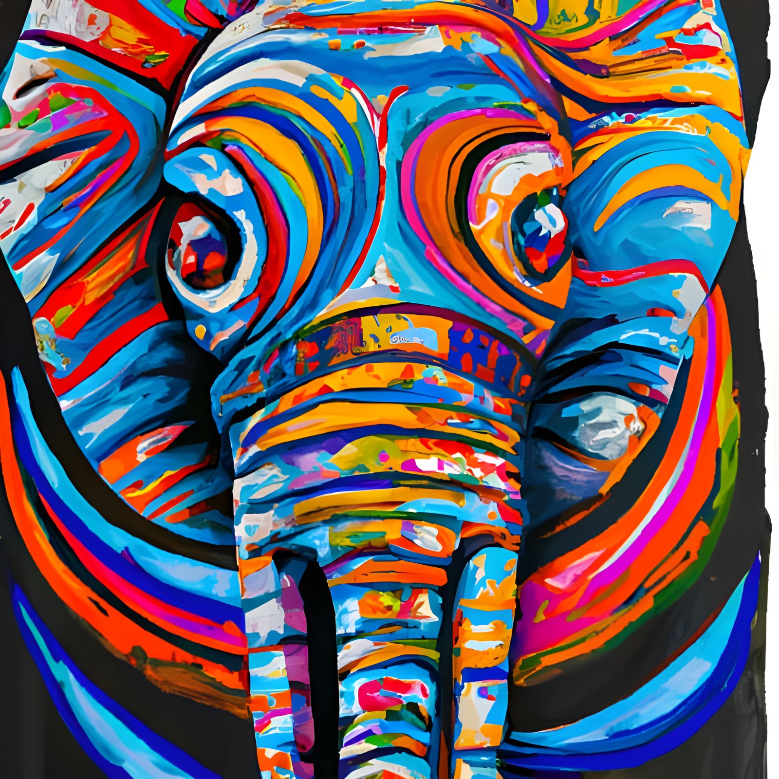 Colorful elephant