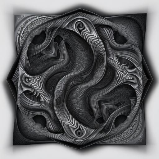 Abstract Fractal Wave Function in Heavy Metal Style