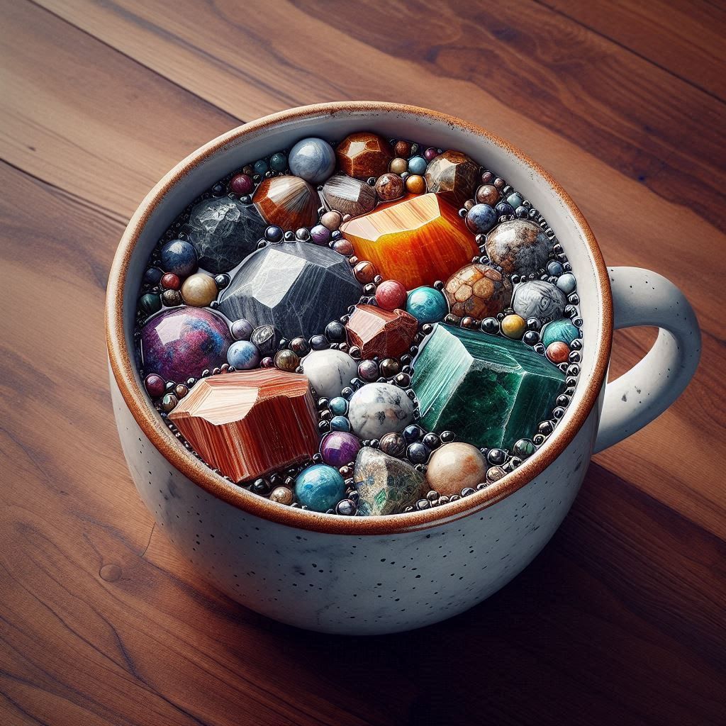 brewin' over rare earth colorful minerals