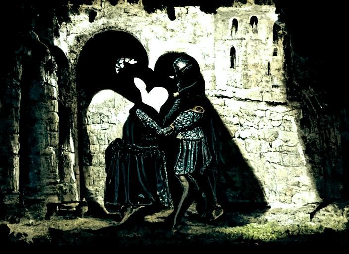 Love in the Dark Ages - AI Generated Artwork - NightCafe Creator