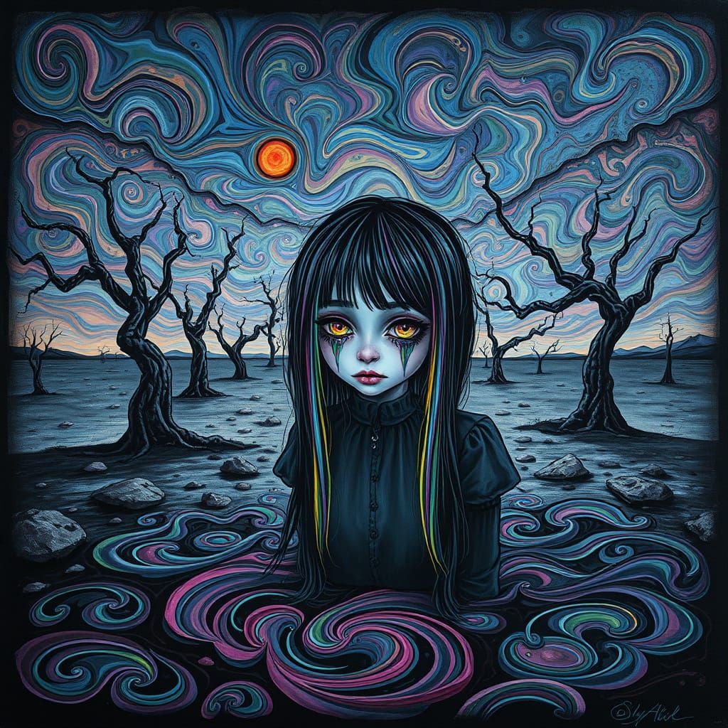 black and white, mystical and poetic dreamlike Paul Klee, surreal and celestial, etching & delicate aquatint textures expressive lines lacy ...