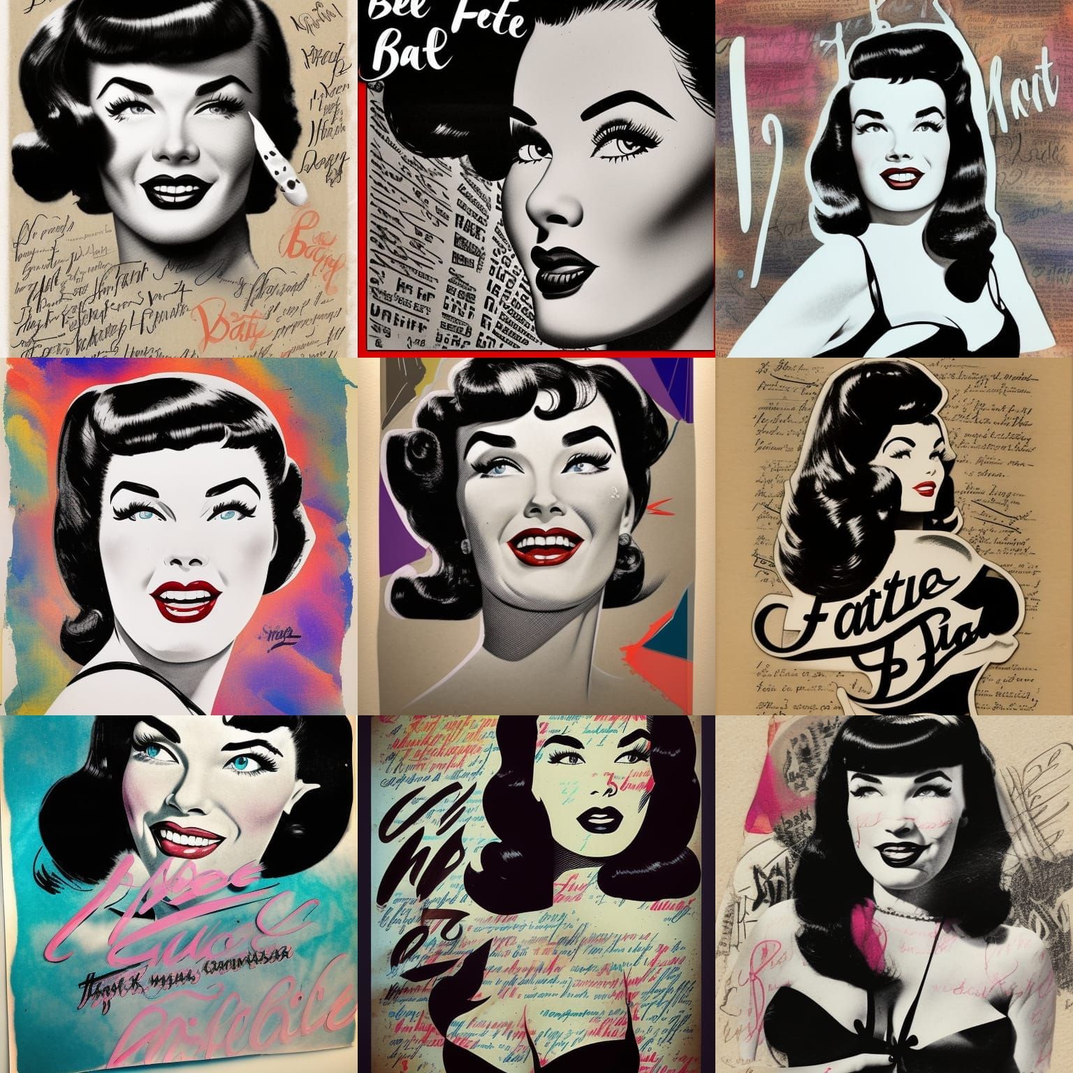 Bettie - Ai Generated Artwork - Nightcafe Creator