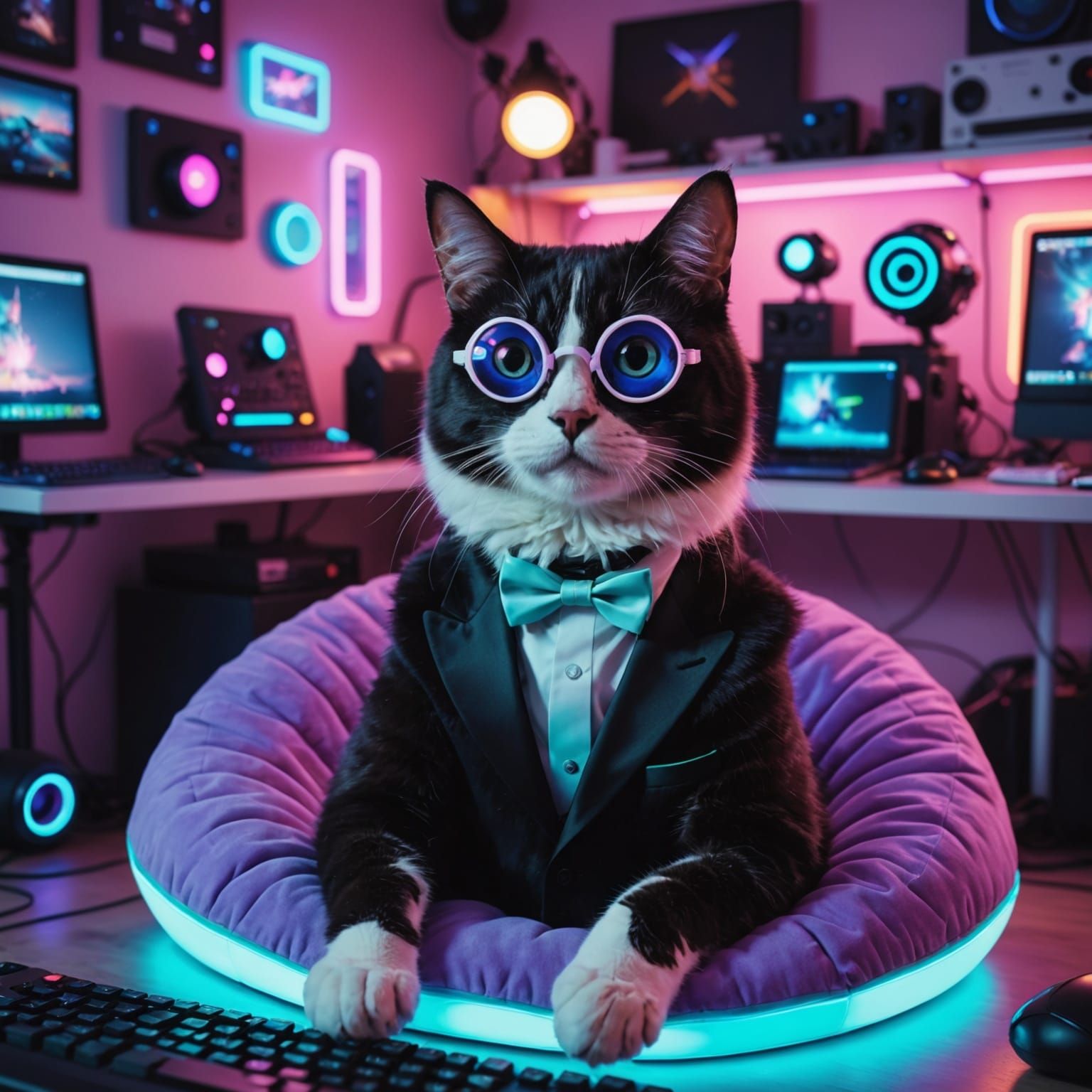 A Generation Z cat streamer