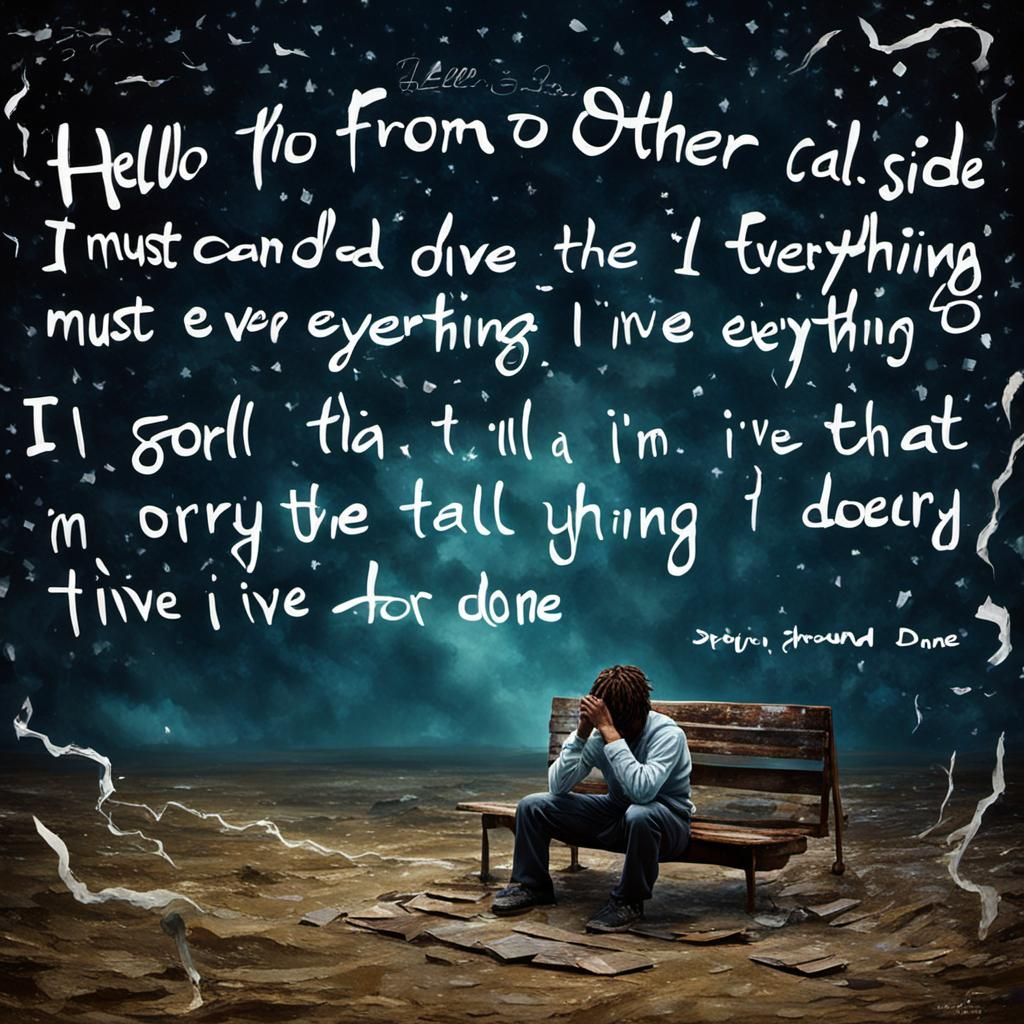 Hello from the other side, I must've called a thousand times...