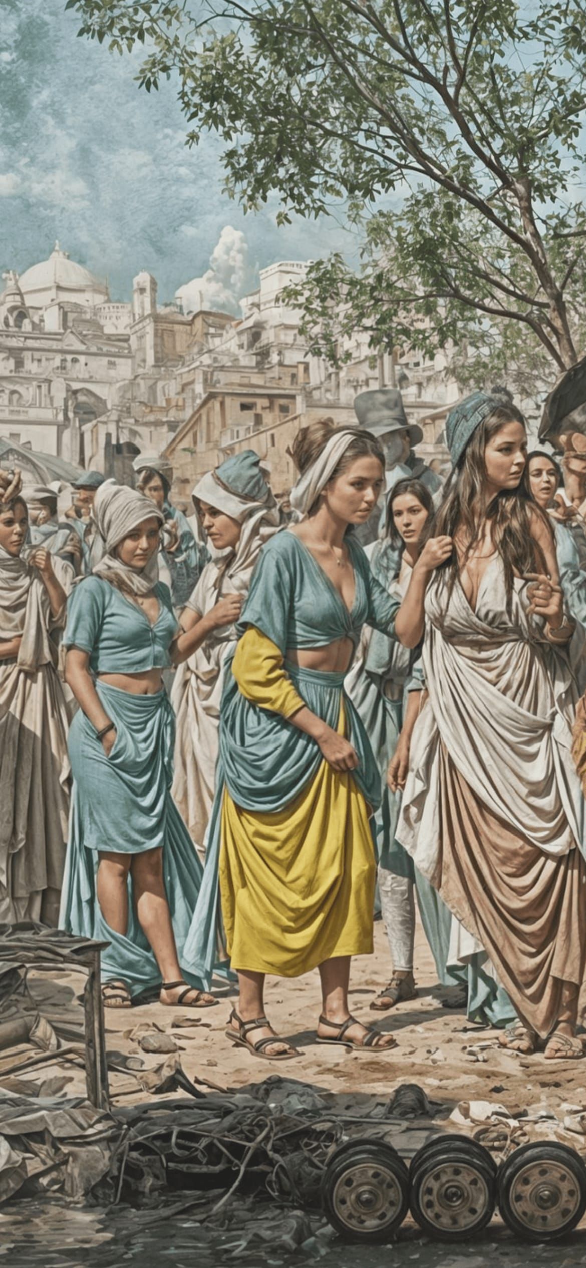 A sale of English beauties in East Indies remix crop