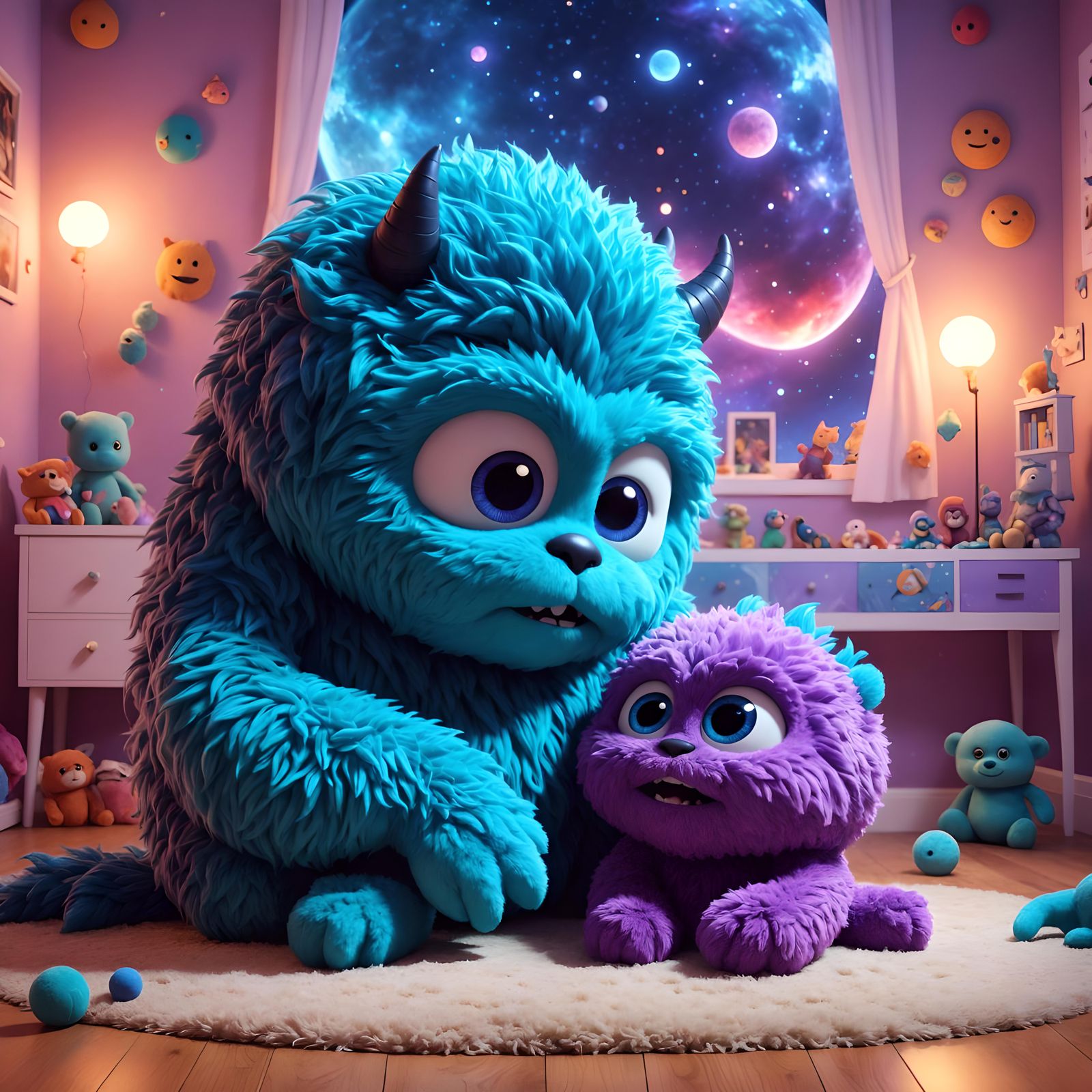 Monster Dad Says Goodnight