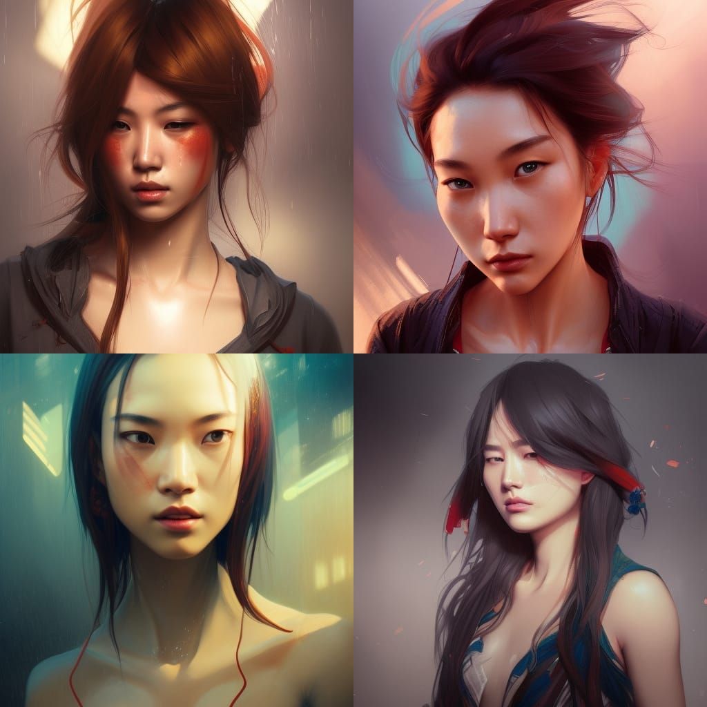 Chinese women #2 - AI Generated Artwork - NightCafe Creator