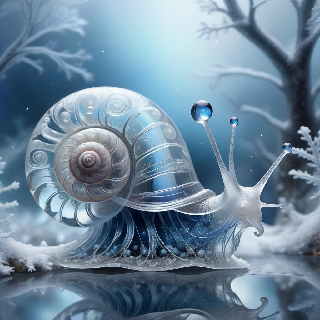 translucent snail  by @Wolfie