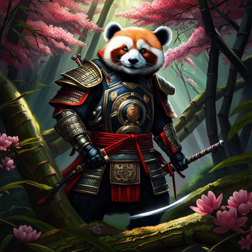 Samurai Panda - AI Generated Artwork - NightCafe Creator