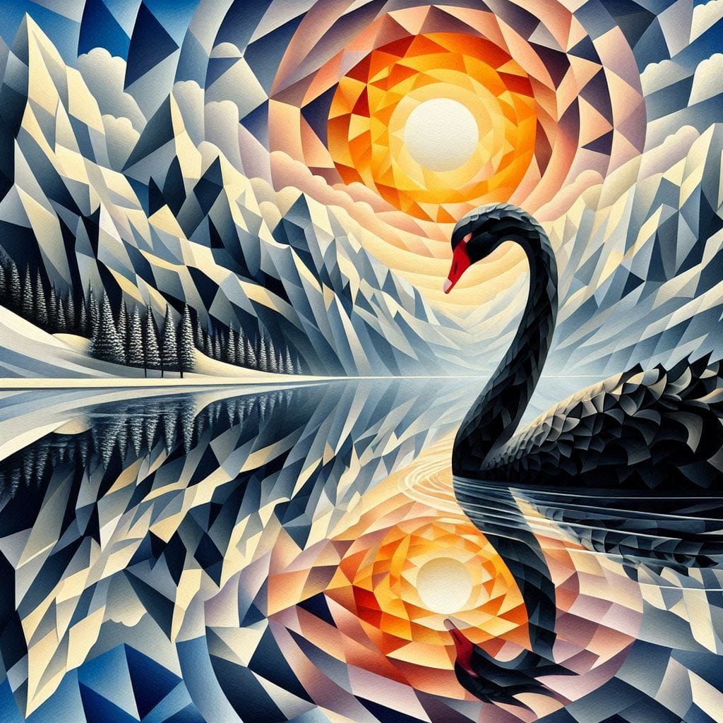 Cisne Surreal