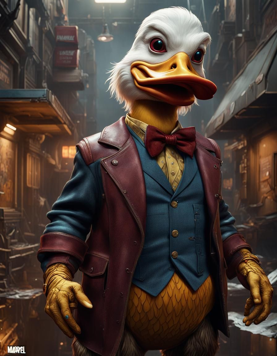 Howard the duck - AI Generated Artwork - NightCafe Creator