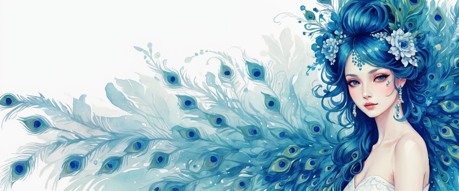 Illustration (peacock style 2)