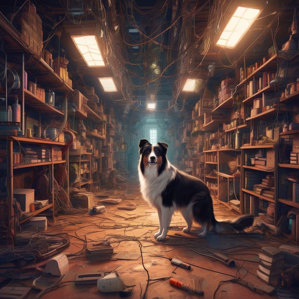 The Curious Canine Explorer