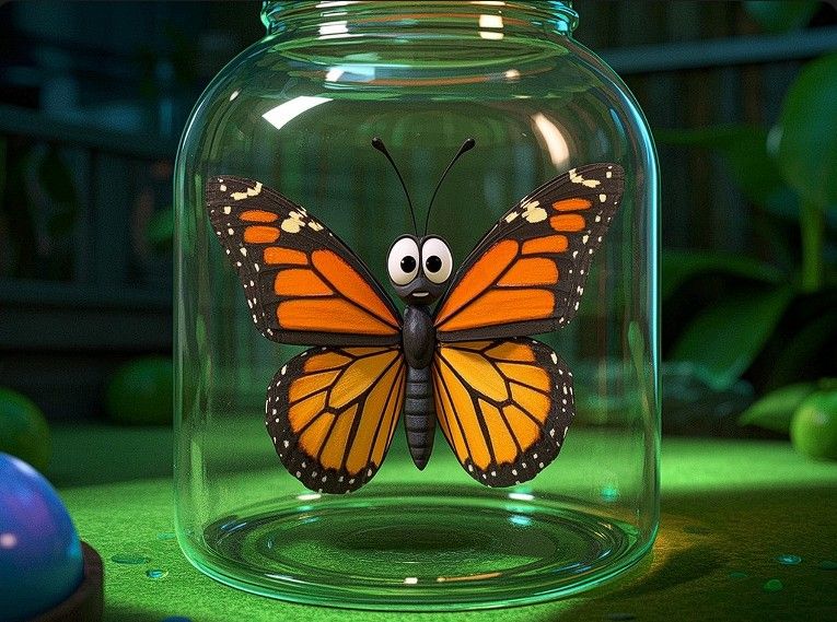 7/1/2025-Quest Entry 4 Confused Butterfly Art By Archangel Tara