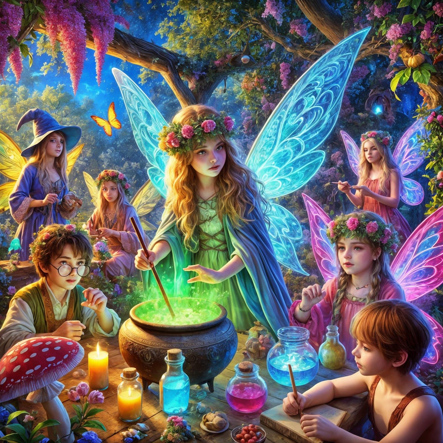 in magical class  by @WHIMSY-SAND