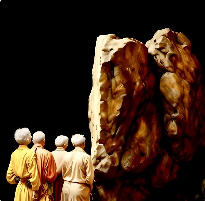 Entering the cave of rebirth