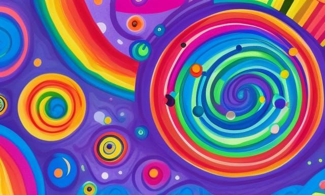 Colourful planet