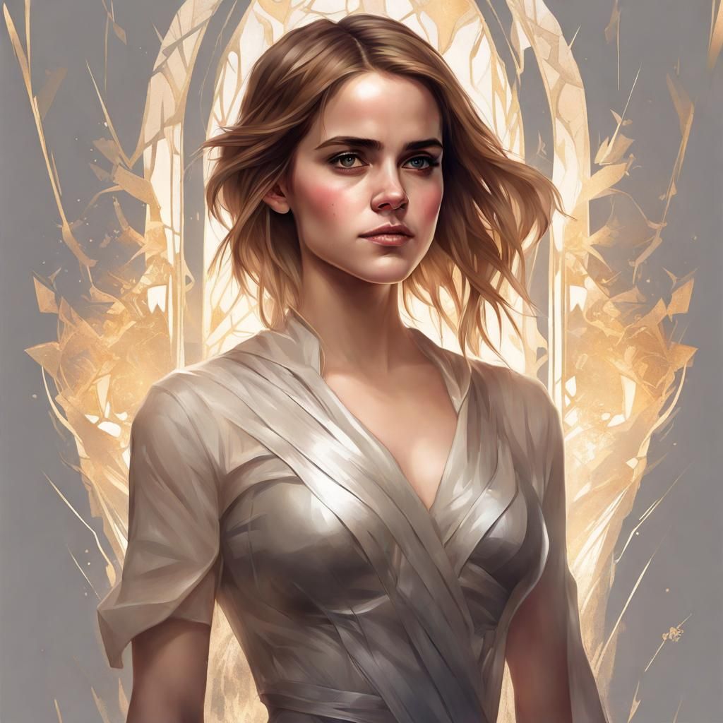 Hyperdetailed Portrait of a Beautiful Girl in Artgerm Style