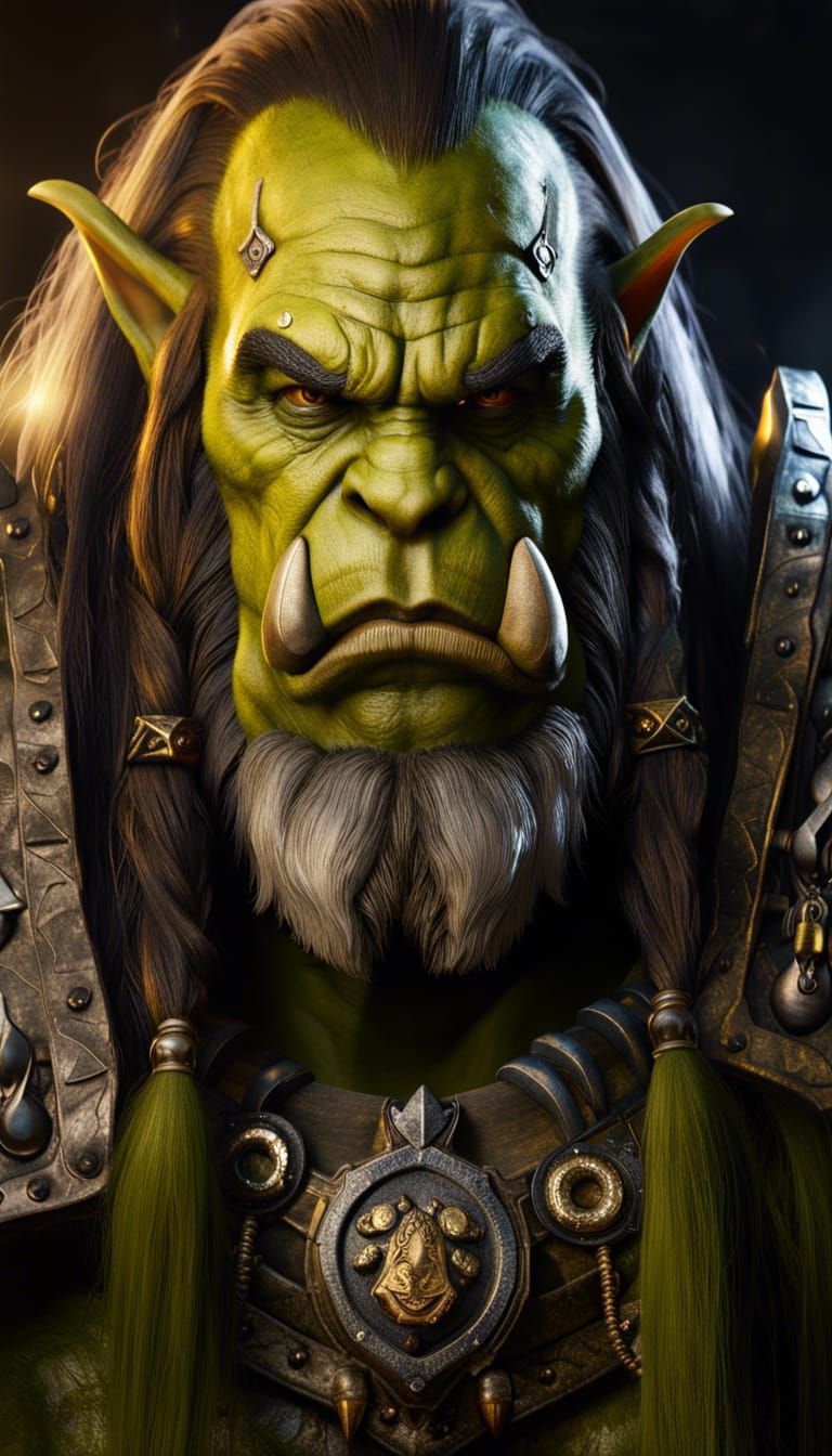 Thrall orc chieftain - AI Generated Artwork - NightCafe Creator