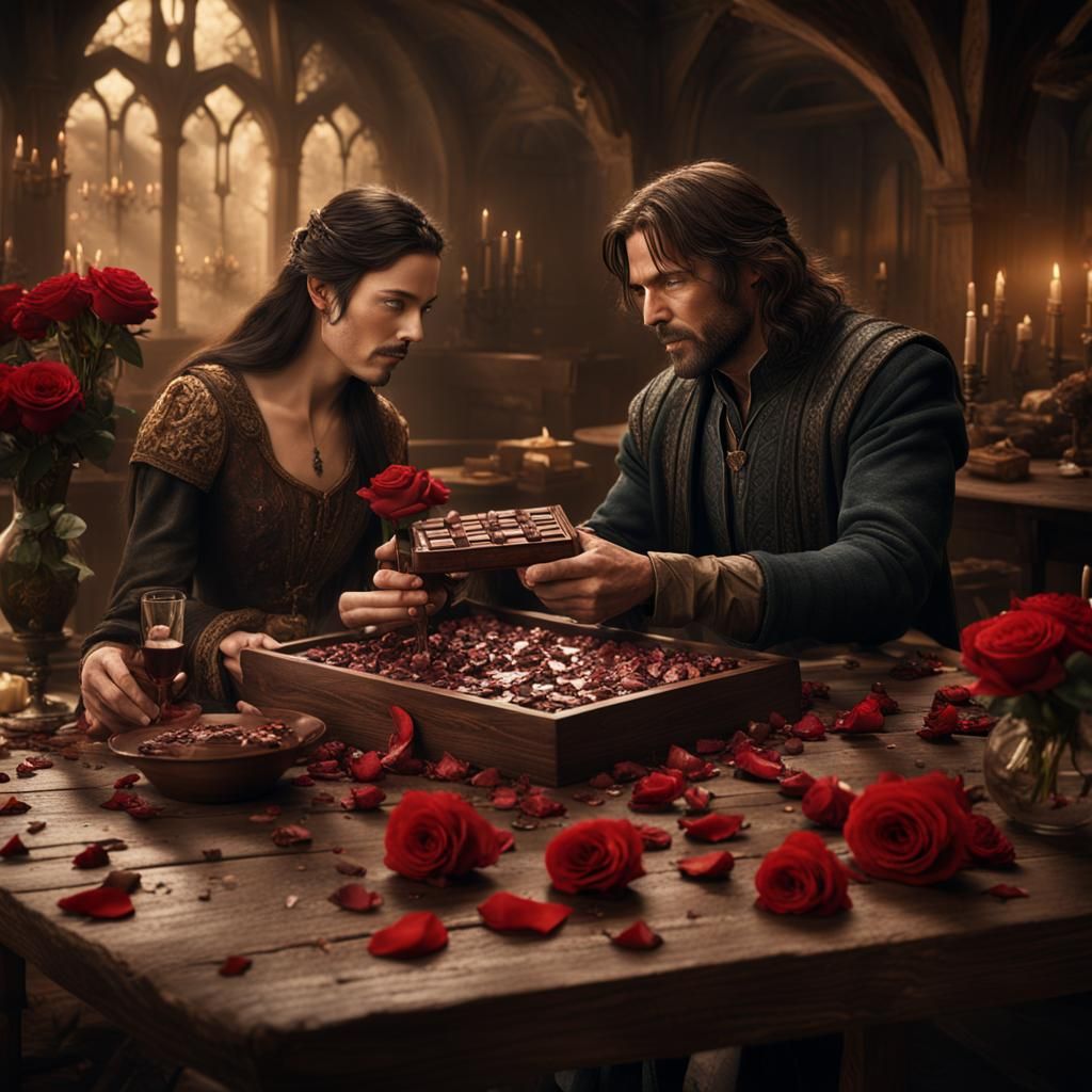 Aragorn and Arwen: A Romantic Gift in Digital Art