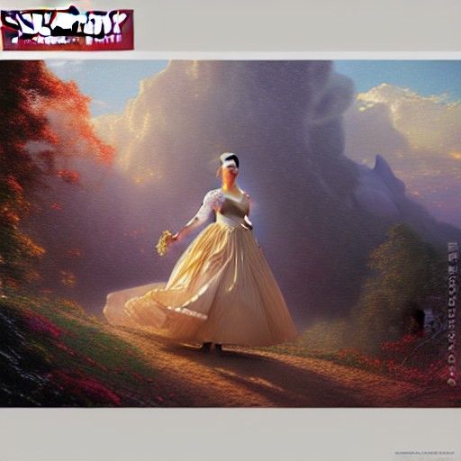 Portrait of Scarlett O'Hara Dan Mumford Greg Rutkowski James...