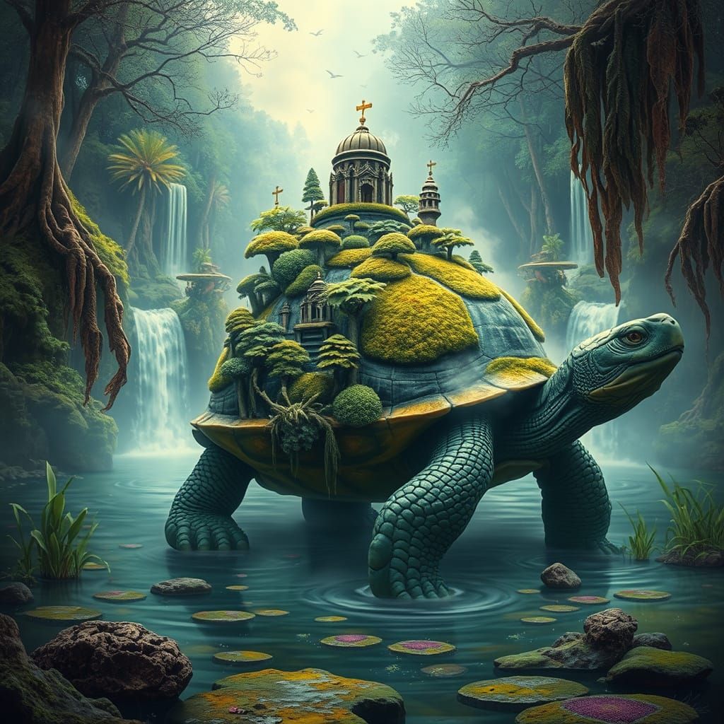 Turtle Town in Swamp