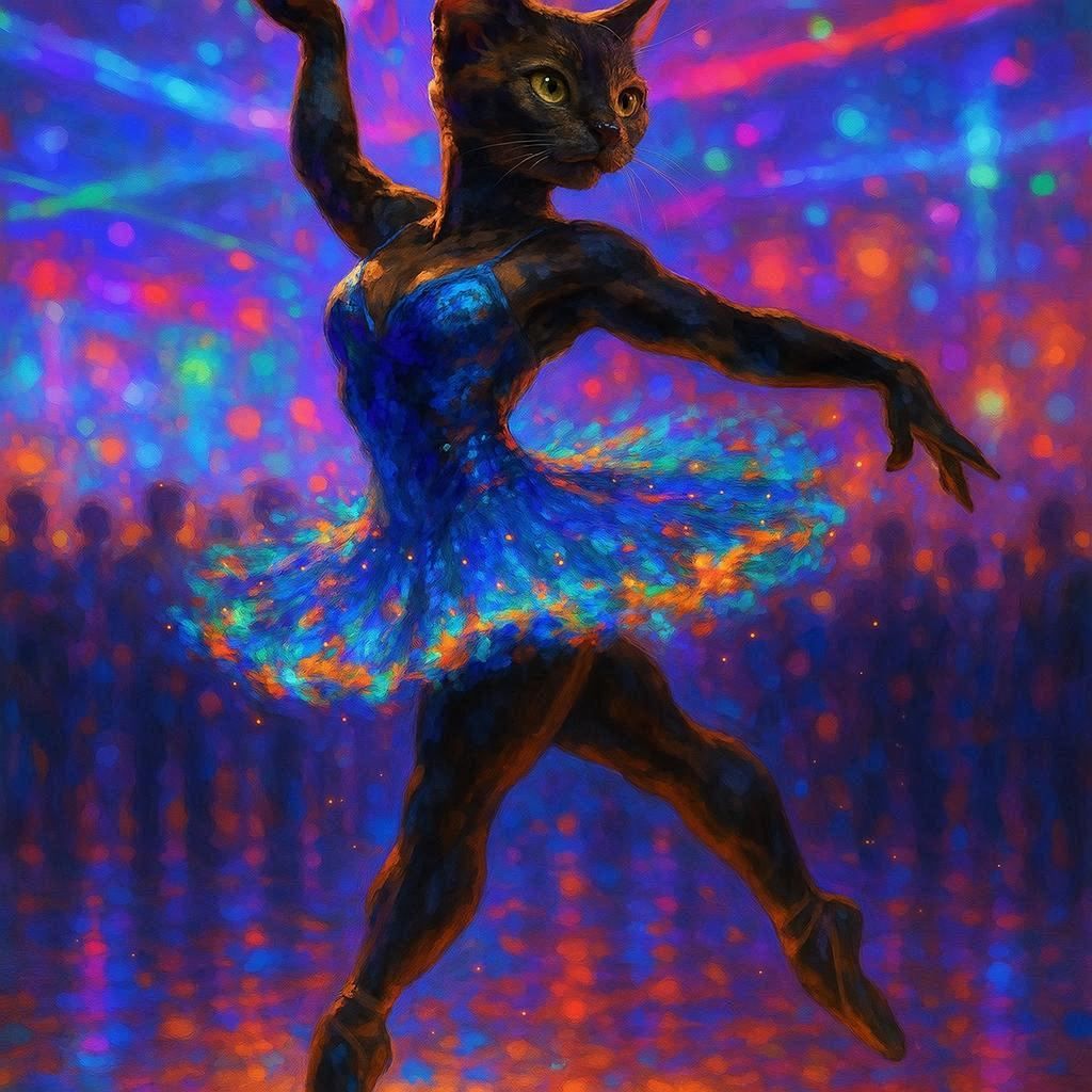 "Cat-alia Ma-Cat-Ova" .. Was the other ballerina that night ...